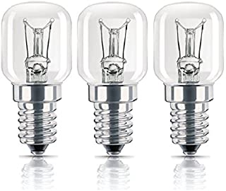 3 bombillas incandescentes E14 de 15 W de repuesto para lampara de sal del Himalaya