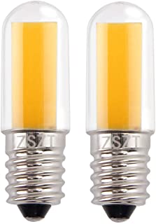 Bombillas LED E14 3W Blanco Calido 2700K ZSZT (equivalente de bulbo del halogeno 25W) 220-240V- para frigorifico- maquina de coser- Lampara de noche- 2