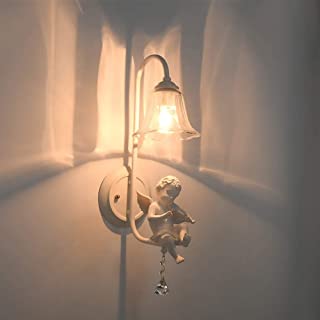 Duradero Sala de la pared del dormitorio de iluminacion simple pared creativo Diseno Angel ninos de la lampara del espejo del faro de estar Sala de Estudio lampara de cabecera iluminar su vida