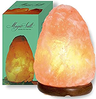 GEOFOSSILS Lampara de Sal de Roca de Cristal del Himalaya Terapeutica Natural - 3-5kg