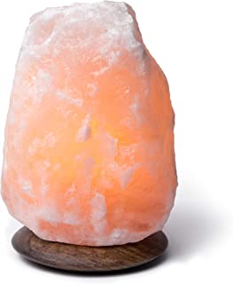 GEOFOSSILS® Pequena Lampara de Sal de Roca del Himalaya 2 Kg. con enchufe espanol.