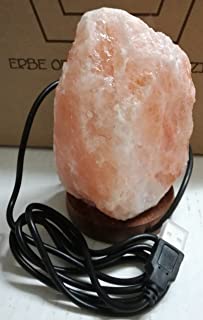 Lampara de sal rosa del Himalaya alimentata mediante cable USB