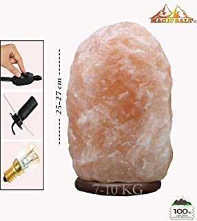 Magic Salt ® Sal del Himalaya lampara de cristal de 7-10kg calidad estupenda