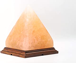 Magic Salt ® Sal rosa del Himalaya GRANDE forma de piramide de cristal de roca LAMPARA NATURAL HEALING IONIZANTES lampara de sal