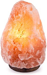 Needs&Gifts - Lampara de sal de cristal rosado- de alta calidad- de 7 a 10 kg de curacion natural a base de iones terapeuticos 100- puros- sal del Himalaya
