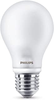 Philips Bombilla LED esferica E27- 7 W equivalentes a 60 W en incandescencia- 806 lumenes- luz blanca calida